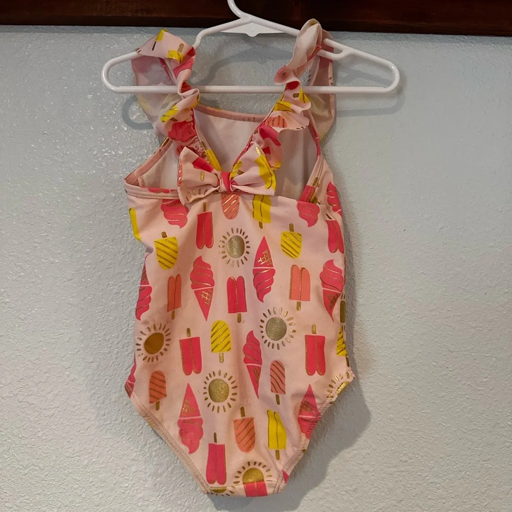 Carter's Pink and Yellow Ice Cream Swimsuit
